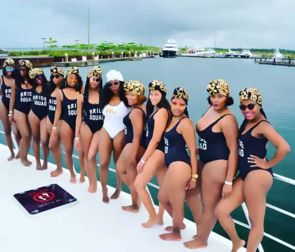 See Hot Photos Of Bridal Train In Swimsuits That Got People Talking